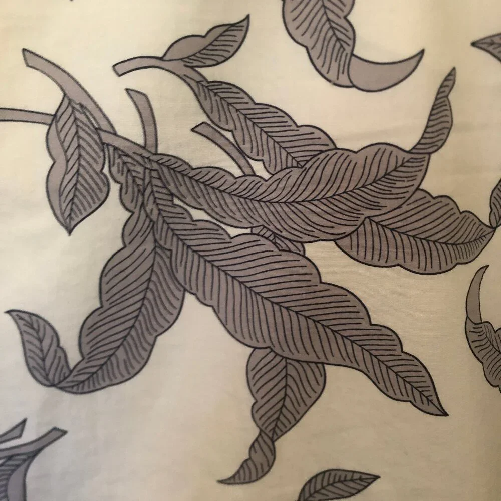 Boden cotton lined leaf-print skirt w/ pockets sz 14